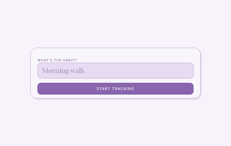 Habit streak Notion widget in its customised theme